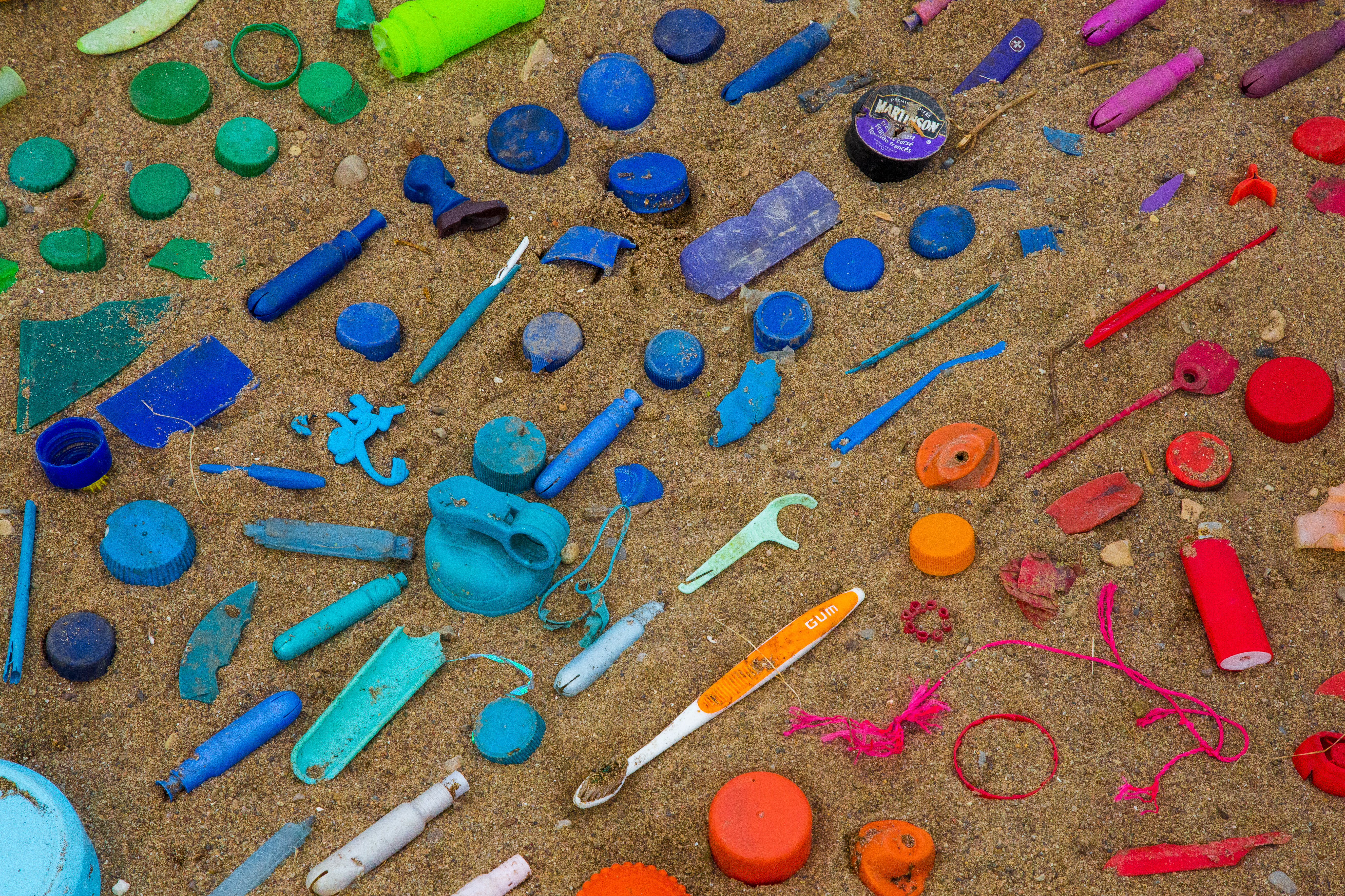 Plastic Trash Beach